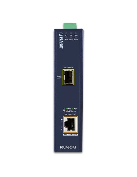 Planet Igup-805At Konwerter Sieciowy 1000 Mbit/S Niebieski