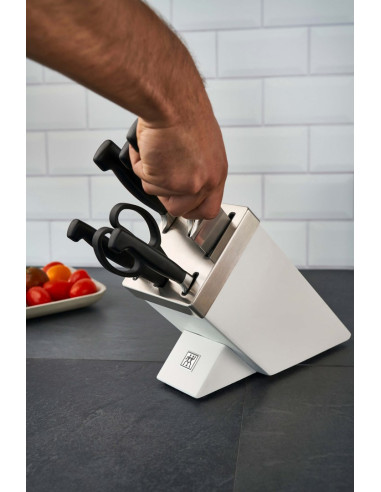 Zestaw Noży Samoostrzących Zwilling Four Star 35148-207-0 7 Elementów Biały