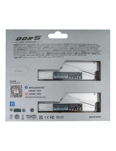 Pamięć Ram Dimm 32Gb Ddr5-6000/Kit2 Pvxr532G60C30Km Patriot