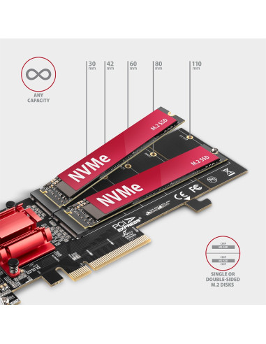 Axagon Pcem2-Nd Adapter Wewnętrzny M.2