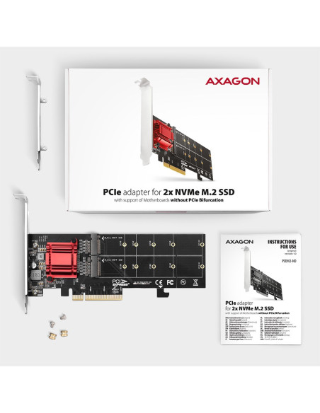 Axagon Pcem2-Nd Adapter Wewnętrzny M.2
