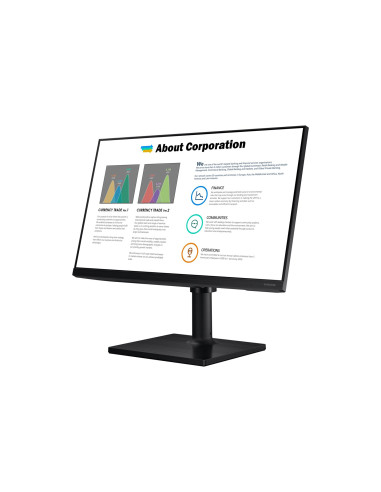 Samsung F24T450Fqr Monitor Komputerowy 61 Cm (24") 1920 X 1080 Px Full Hd Czarny