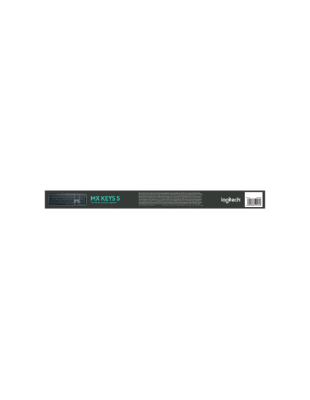 Logitech Mx Keys S Klawiatura Uniwersalne Rf Wireless + Bluetooth Qwerty Amerykański Międzynarodowy Grafitowy