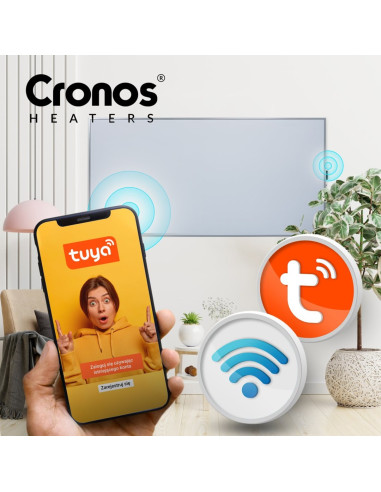 Promiennik Podczerwieni Cronos Synthelith Pro Crp-770Twp 770W Full Grey Z Wifi I Pilotem