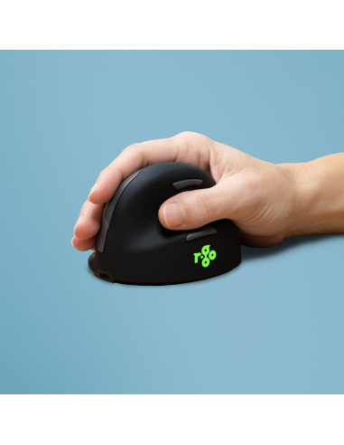 R-Go Pele He Ergonomiczna Praworęczna Bluetooth Czarna/Srebrna Retail