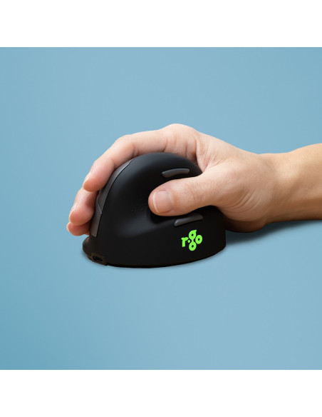 R-Go Pele He Ergonomiczna Praworęczna Bluetooth Czarna/Srebrna Retail
