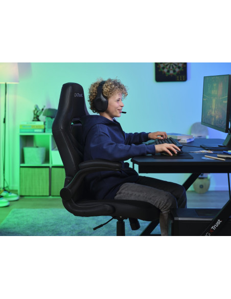Fotel Gamingowy Trust Gxt703 Riye Gaming Chair Black (25128)