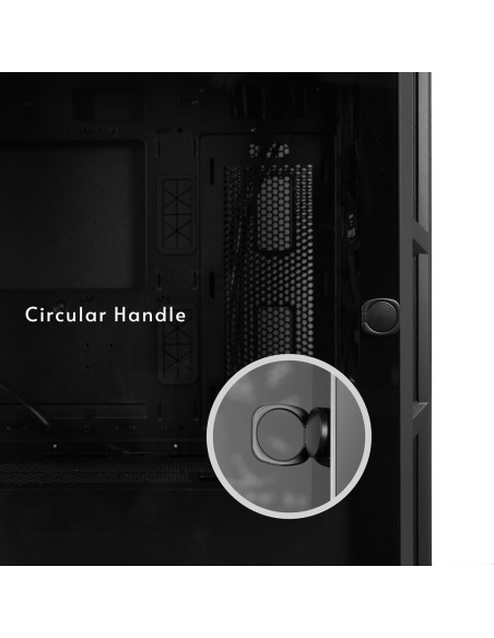 Chieftec Pc- Gehäuse Ga-01B-L-Op Apex Lumo Midi Tower Czarny