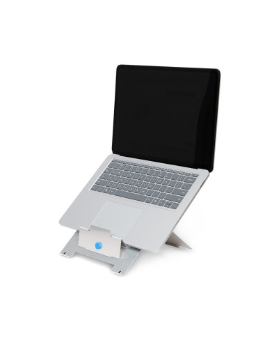 Podstawa R-Go Tools R-Go Laptopständer 10"-22" Max.5Kg Riser Verstellbar Sidabrinis