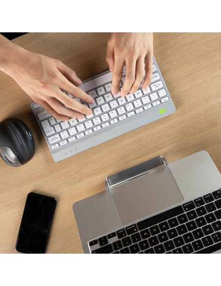Klawiatura R-Go Tools Compact Break Rgocouswlwh Bluetooth Qwerty Us Englisch Weiß