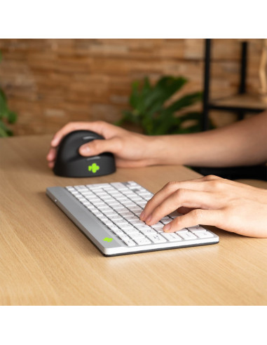 Klawiatura R-Go Tools Compact Break Rgocouswlwh Bluetooth Qwerty Us Englisch Weiß