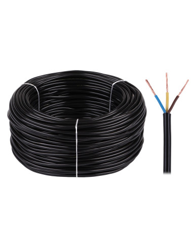 Kabel Elektryczny Omy 3X1,5 300/300V Czarny