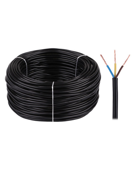 Kabel Elektryczny Omy 3X1,5 300/300V Czarny