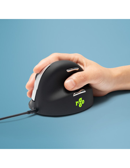 Ergonomiczna Mysz R-Go Maus He Ergonomicznie Praworęczna Usb Średnia Czarna Retail