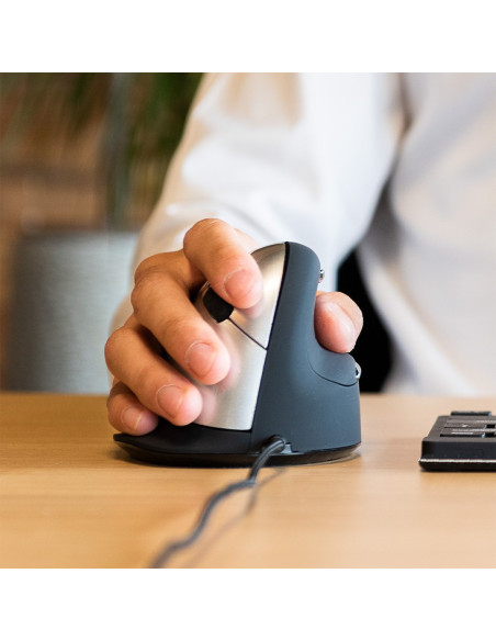 Ergonomiczna Mysz R-Go Maus He Ergonomicznie Praworęczna Usb Średnia Czarna Retail