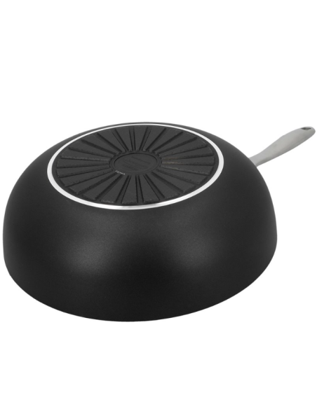 Demeyere Industry 3 Wok/Patelnia Do Mieszania Okrągły 40851-450-0 - 28 Cm