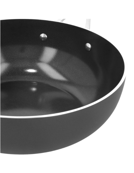Demeyere Industry 3 Wok/Patelnia Do Mieszania Okrągły 40851-450-0 - 28 Cm