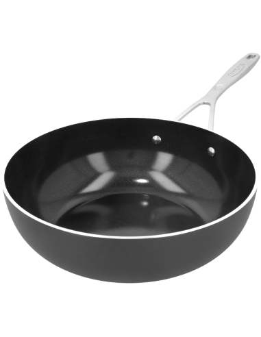 Demeyere Industry 3 Wok/Patelnia Do Mieszania Okrągły 40851-450-0 - 28 Cm