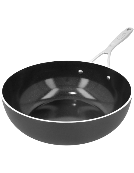 Demeyere Industry 3 Wok/Patelnia Do Mieszania Okrągły 40851-450-0 - 28 Cm