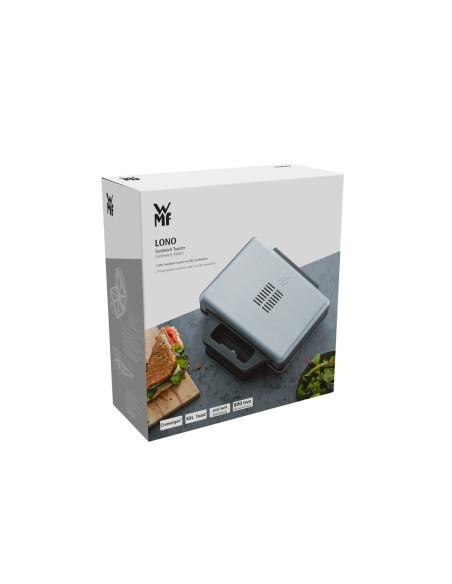 Opiekacz Do Kanapek Wmf Lono 415150011 (800W  Kolor Srebrny)