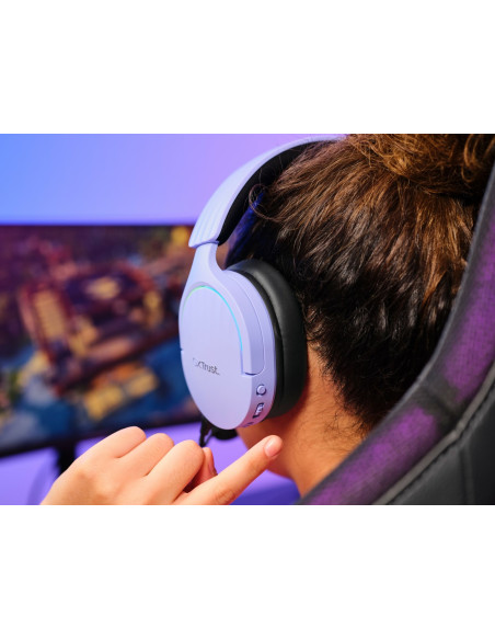 Słuchawki Gamingowe Trust Gxt 491P Fayzo Wireless Purple