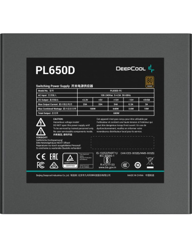 Zasilacz Deepcool Pl650-D 650W 80 Plus Bronze