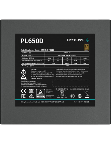Zasilacz Deepcool Pl650-D 650W 80 Plus Bronze