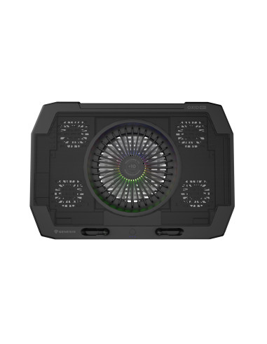 Genesis Oxid 850 Podkładka Chłodząca Do Laptop 43,9 Cm (17.3") 2500 Rpm Czarny