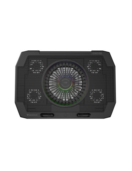 Genesis Oxid 850 Podkładka Chłodząca Do Laptop 43,9 Cm (17.3") 2500 Rpm Czarny