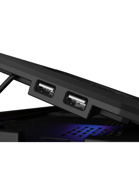 Genesis Oxid 850 Podkładka Chłodząca Do Laptop 43,9 Cm (17.3") 2500 Rpm Czarny