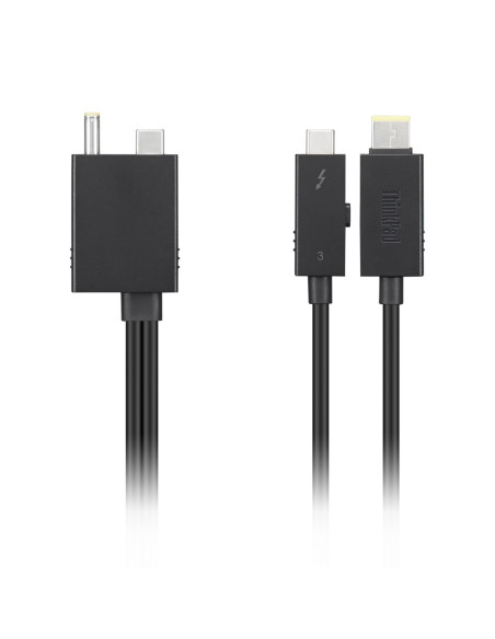 Lenovo 4X91K16970 Kabel Thunderbolt 0,7 M 40 Gbit/S Czarny