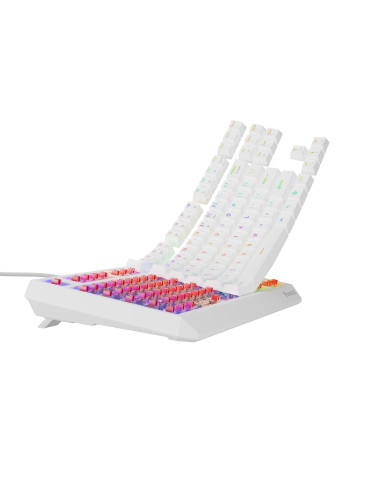 Genesis Thor 230 Tkl Klawiatura Gaming Usb + Rf Wireless + Bluetooth Qwerty Us English Biały