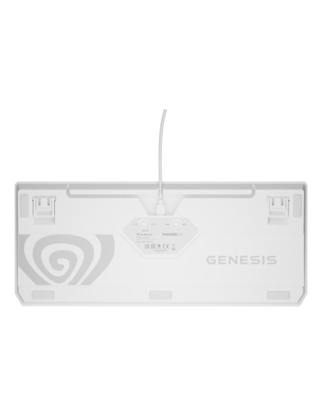 Genesis Thor 230 Tkl Klawiatura Gaming Usb + Rf Wireless + Bluetooth Qwerty Us English Biały