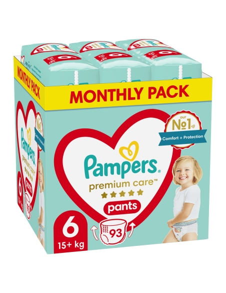 Pieluchy Pampers Premium Pants Mth Rozm 6 (15-25Kg) 93Szt