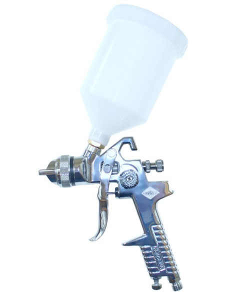 Pistolet Lakierniczy Hp Dysza 2,0 Ze Zbiornikiem 600 Ml Ciśnienie Robocze 3 Bary Zużycie Powietrza 90-140 Lt/Min