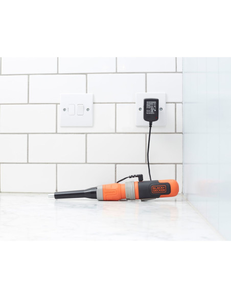 Black & Decker Bcf603C-Qw Wkrętak Zasilany/Zakrętark Udarowy 180 Rpm Czarny, Pomarańczowy