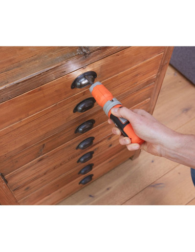 Black & Decker Bcf603C-Qw Wkrętak Zasilany/Zakrętark Udarowy 180 Rpm Czarny, Pomarańczowy