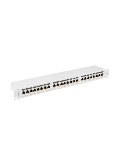 Lanberg Patch Panel 24 Port 1U 19" Kat.6A Ftp Szary Ppsa-1024-S 2
