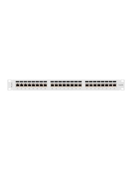 Lanberg Patch Panel 24 Port 1U 19" Kat.6A Ftp Szary Ppsa-1024-S