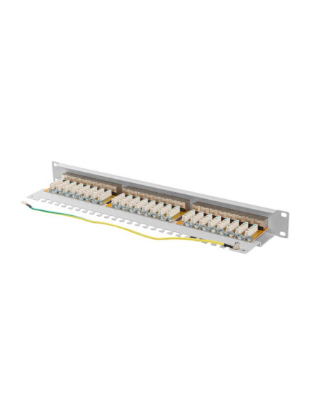 Lanberg Patch Panel 24 Port 1U 19" Kat.6A Ftp Szary Ppsa-1024-S