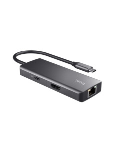 Multi-Port Adapter Trust Dalyx 6-In-1 Usb-C Silver 2