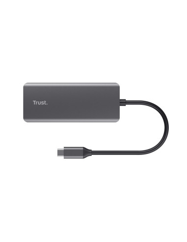 Multi-Port Adapter Trust Dalyx 6-In-1 Usb-C Silver
