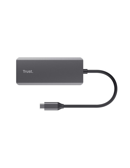 Multi-Port Adapter Trust Dalyx 6-In-1 Usb-C Silver