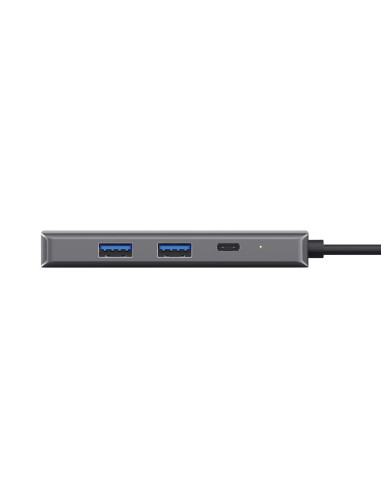 Multi-Port Adapter Trust Dalyx 6-In-1 Usb-C Silver