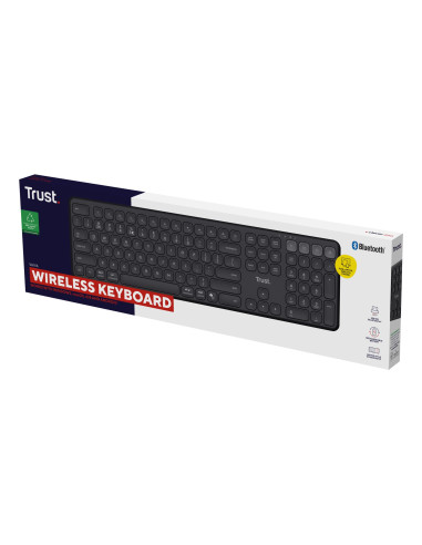 Klawiatura Trust Vaiya Wireless Us Black