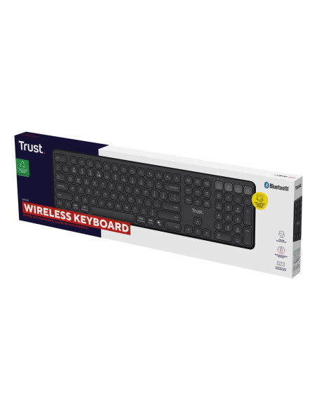 Klawiatura Trust Vaiya Wireless Us Black