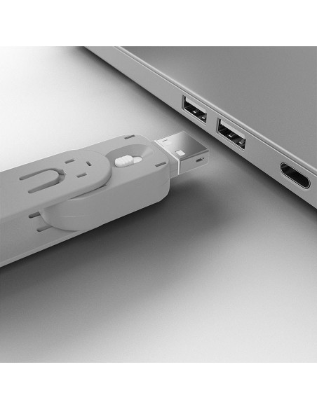 Lindy 40454 Bloker Portów Blokada Portu + Klucz Usb Typu-A Biały Kopolimer Akrylonitrylo-Butadieno-Styrenowy (Abs) 5 Szt.