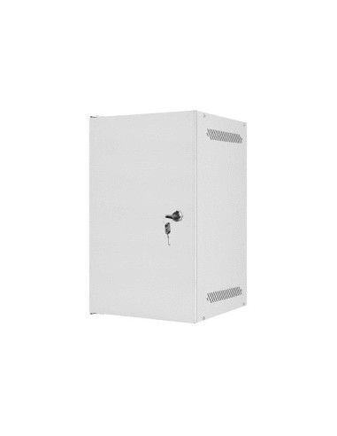 Lanberg Szafa Wisząca Rack 10" 9U 280X310 Szara, Drzwi Metalowe (Flat Pack) Wf10-2309-00S