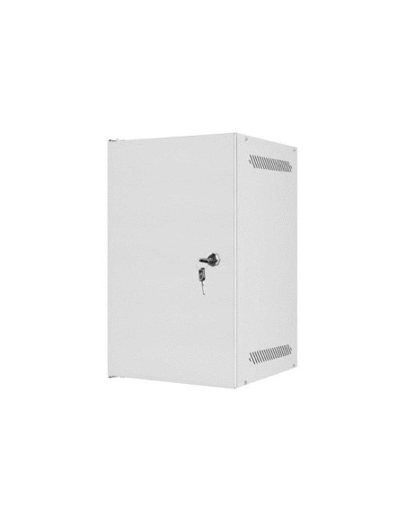 Lanberg Szafa Wisząca Rack 10" 9U 280X310 Szara, Drzwi Metalowe (Flat Pack) Wf10-2309-00S