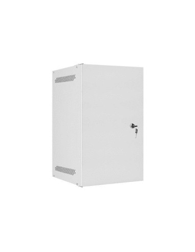 Lanberg Szafa Wisząca Rack 10" 9U 280X310 Szara, Drzwi Metalowe (Flat Pack) Wf10-2309-00S